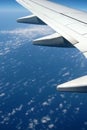 View of the Sky from Airplane Royalty Free Stock Photo