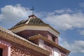 Mudejar style dome of the hermitage of Santa Eulalia in the town of Totana, Murcia, Spain. built in the 16th century