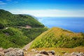 A view from the Skyline Hike Trail in Cape Breton National Park, Nova Scotia, Canada Royalty Free Stock Photo