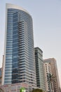 View of skyscrapers from Al Majaz Waterfront in Sharjah, UAE Royalty Free Stock Photo