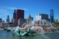 Chicago Skyline and Buckingham Fountain