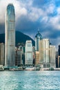 View of the skyscrapers of Hong Kong Island