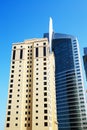 The view on skyscrapers in JBR Royalty Free Stock Photo