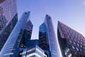 View of Skyscrapers, La Defense, Paris Royalty Free Stock Photo