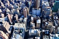 View of skyscrapers in Manhattan, New York Royalty Free Stock Photo