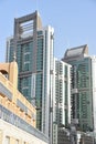 View of skyscrapers in Sharjah, UAE Royalty Free Stock Photo