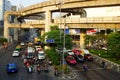 View at Skytrain. Bangkok, Thailand