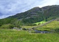 View of Slater`s Bridge, in Little Langdale, in the Lake District, in August, 2020.