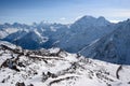 View from a slope of Elbrus