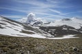 View from slope of Skolio mountain