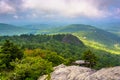 View from the slopes of Grandfather Mountain, near Linville, Nor