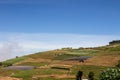 View from the slopes of Mount Sumbing