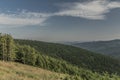 View for Slovakia from Hricovec hill Royalty Free Stock Photo
