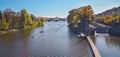 View of a sluice gate on the River Vltava IV