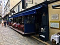 A view of a small cafe in Paris Royalty Free Stock Photo