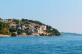 View of a small coastal city in Croatia