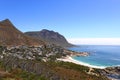 A view of the small coastal town of LLandudno, near Cape Town Royalty Free Stock Photo