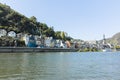 View on small German town Cochem located in Mosel river valley, quality wine regio in Germany Royalty Free Stock Photo