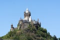 View on small German town Cochem located in Mosel river valley, quality wine regio in Germany Royalty Free Stock Photo