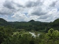 View of the small lake from the above