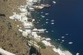 View of the small port at the charming, small Greek island of Thirasia.