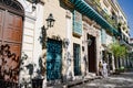 Havana, Street life and view to colonial buildings, Cuba