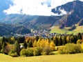 View of small town of Kranjska Gora in Gorenjska, Slovenia