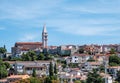 View of the small town of Vrsar in Croatia Royalty Free Stock Photo