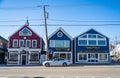 View of the small village of Kennebunkport, Maine, USA Royalty Free Stock Photo