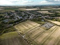 View of a small village in Moravia in the Czech Republic