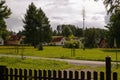 Village in the Bohemian Forest, Czech Republic. Royalty Free Stock Photo