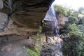 View of a small waterfall, Drakensberg, South Africa Royalty Free Stock Photo