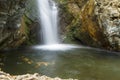 A view of a small waterfall in troodos mountains in cyprus Royalty Free Stock Photo