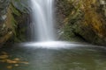 A view of a small waterfall in troodos mountains in cyprus Royalty Free Stock Photo