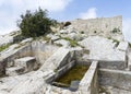 Smar Jbeil citadel, old Crusader castle in ruin, Lebanon