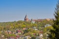 View of the Smolensk fortress, impregnable bastion, reliably defending the state borders Royalty Free Stock Photo