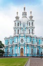 View on Smolnyi cathedral.St. Petersburg