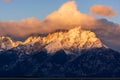 View from Snake River Overlook in Wyoming Royalty Free Stock Photo