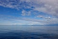 A view of mountains of the Wrangell National Park outside of Hubbard Glacier Alaska from a cruise ship Royalty Free Stock Photo