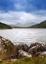 View of Snowdon from Llyn Mymbyr Royalty Free Stock Photo