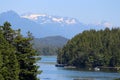 View of Tofino Inlet on Vancouver Island, Canada