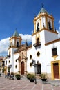 View of the Socorro Parish church, Ronda, Spain.