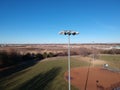 View of Softball field from above Royalty Free Stock Photo