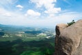 View of the Sokcho landscape from Ulsan Bawi Peak.