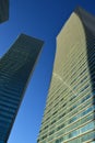 A view on some modern towers in Astana Royalty Free Stock Photo