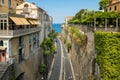 View of Sorrento - road to the harbor