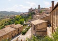 View of Sos del Rey Catolico, the birthplace of Ferdinand of Ara Royalty Free Stock Photo