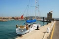 View of Sotogrande marina. Royalty Free Stock Photo