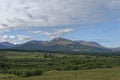 The view south from the Commando Memorial at Spean Bridge overlooking the Spean Valley Royalty Free Stock Photo