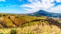 View from the south end of the Bainskloof Pass, showing the damage by forest fires in the mountains of the Western Cape